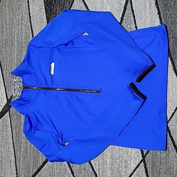 VS PINK VINTAGE ULTIMATE HALF-ZIP THUMB-HOLE SHIRT JACKET - Picture 1 of 11